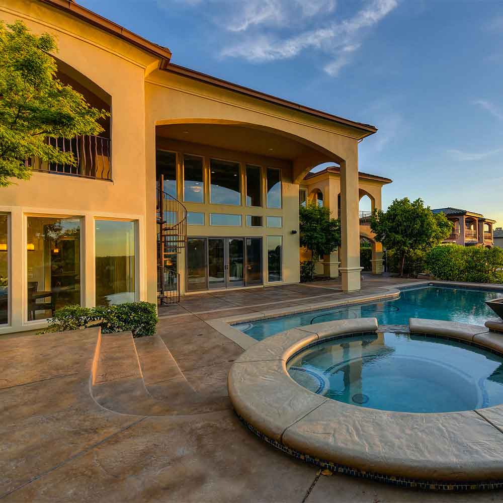 Vivienda con jardín